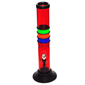 30cm Acrylic Funky Triple Band Ice Waterpipe - AB2040 - Vapestore Direct