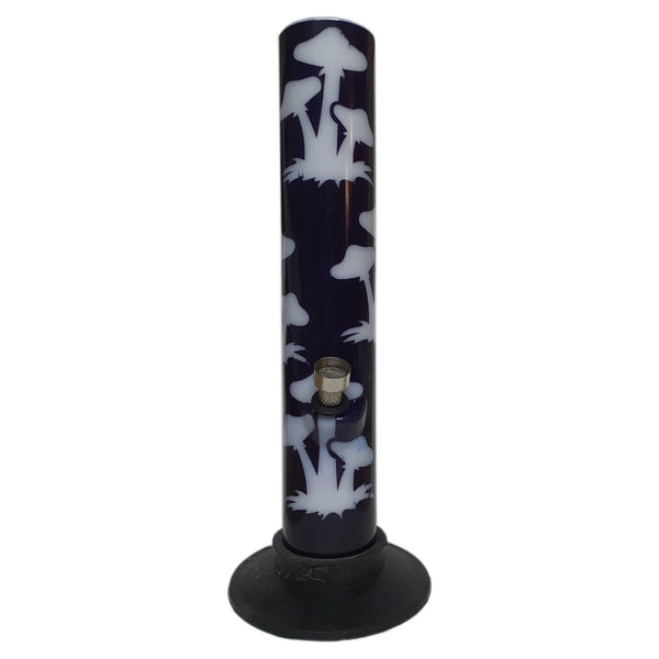 30cm Acrylic Mushroom Straight Waterpipe - AB3032S-30 - Vapestore Direct