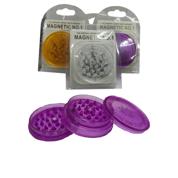 60mm Acrylic No.1 Magnetic Grinder - Vapestore Direct