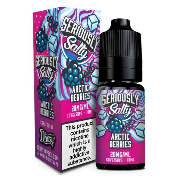 Arctic Berries Seriously Salty E-Liquid Nicotine Salt By Doozy Vape 10ml - Vapestore Direct
