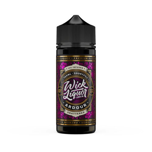 Ardour Shattered E-Liquid Shortfill By Wick Liquor - Vapestore Direct