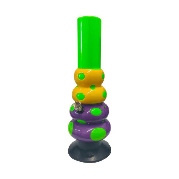 30cm Loud Acrylic Polka Dot Beehive Waterpipe - AWP6070PDA - Vapestore Direct