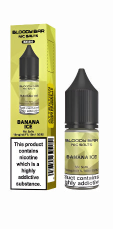 Banana Ice E-Liquid Nicotine Salt By Bloody Bar 10ml - Vapestore Direct