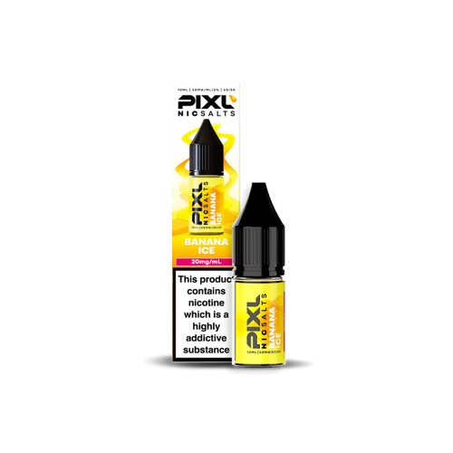 Banana Ice E-Liquid Nicotine Salt By Pixl 10ml - Vapestore Direct