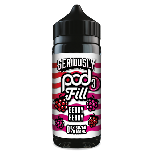 Berry Berry Seriously Pod Fill 3 E-Liquid Shortfill By Doozy Vape 100ml - Vapestore Direct