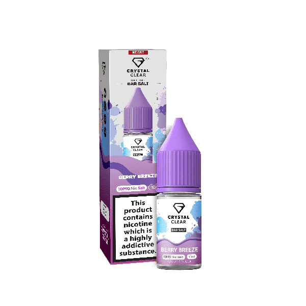 Berry Breeze E-Liquid Nicotine Bar Salt By Crystal Clear 10ml - Vapestore Direct