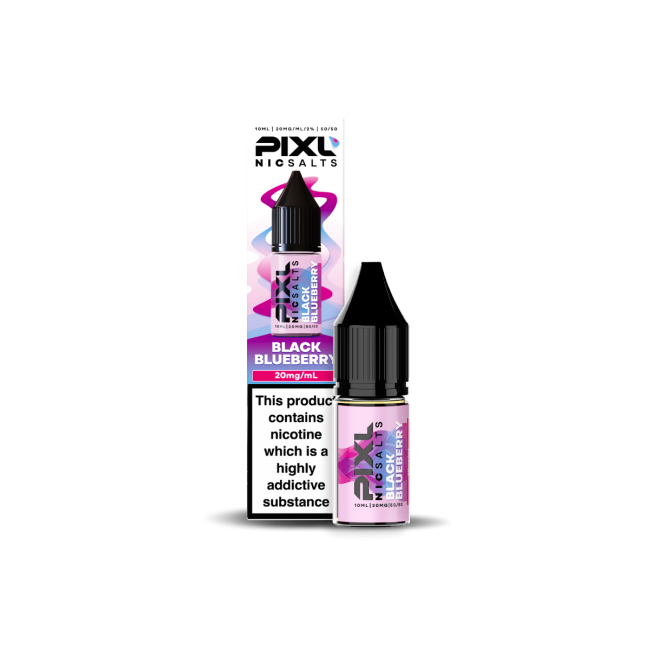 Black Blueberry E-Liquid Nicotine Salt By Pixl 10ml - Vapestore Direct