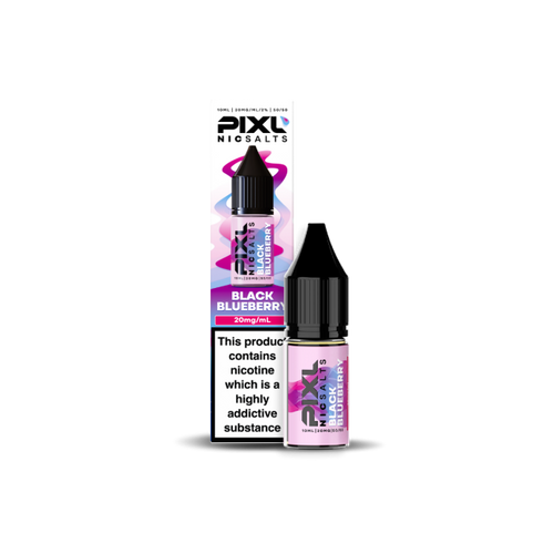 Black Blueberry E-Liquid Nicotine Salt By Pixl 10ml - Vapestore Direct