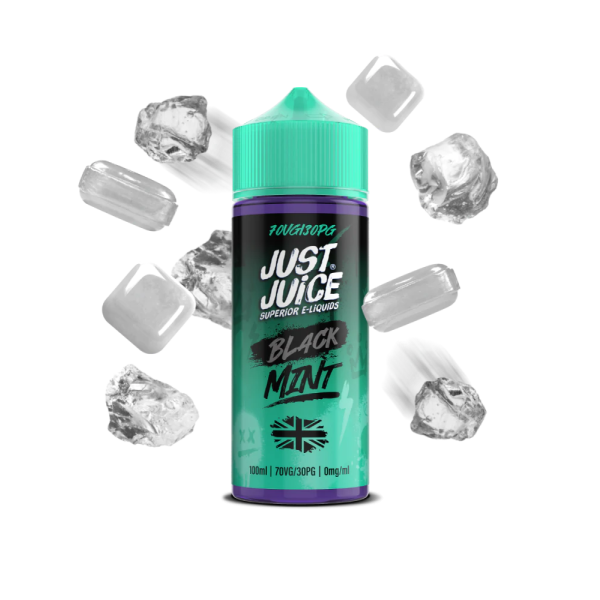 Black Mint E-Liquid Shortfill By Just Juice 100ml - Vapestore Direct