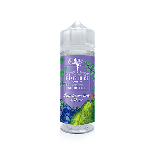 Blackcurrant & Pear E-Liquid Shortfill By Pixie Juice Vol.2 100ml - Vapestore Direct