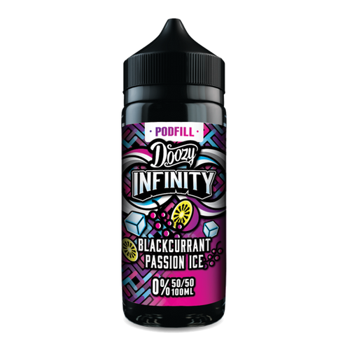 Blackcurrant Passion Ice INFINITY Podfill E-Liquid Shortfill By Doozy Vape 100ml - Vapestore Direct