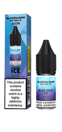 Blue Razz Ice Nicotine Salt By Bloody Bar - Vapestore Direct
