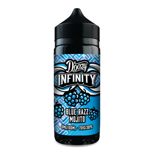 Blue Razz Mojito INFINITY E-Liquid Shortfill By Doozy Vape 100ml - Vapestore Direct