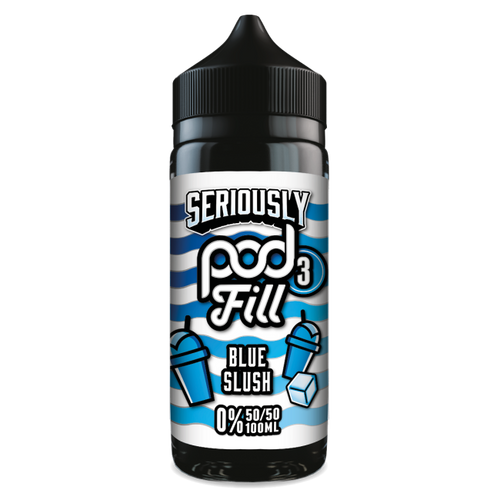 Blue Slush Seriously Pod Fill 3 E-Liquid Shortfill By Doozy Vape 100ml - Vapestore Direct
