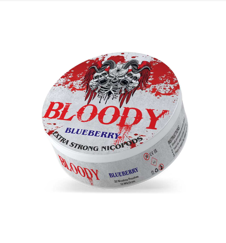 Bloody Blueberry Nic Pouches - Vapestore Direct