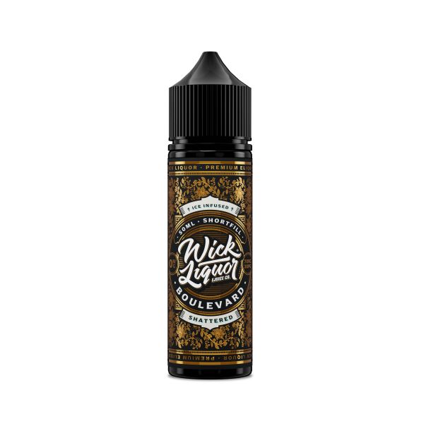 Boulavard Shattered E-Liquid Shortfill By Wick Liquor - Vapestore Direct