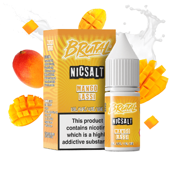 Mango Lassi BRUTAL DRINKS E-Liquid Nicotine Salt By Just Juice 10ml - Vapestore Direct