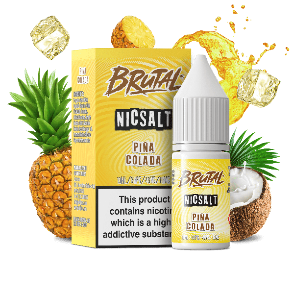 Pina Colada BRUTAL DRINKS E-Liquid Nicotine Salt By Just Juice 10ml - Vapestore Direct