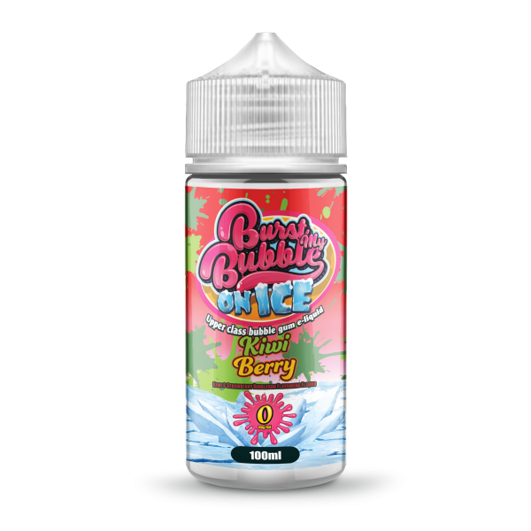Kiwi Berry On Ice E-Liquid Shortfill By Burst My Bubble 100ml - Vapestore Direct