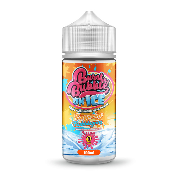 Tangerine Bubblegum On Ice E-Liquid Shortfill By Burst My Bubble 100ml - Vapestore Direct