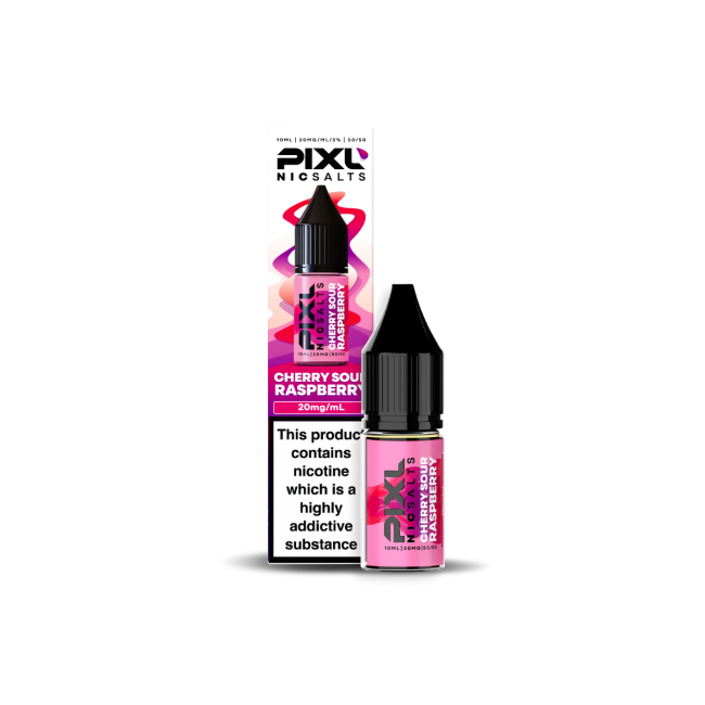 Cherry Sour Raspberry E-Liquid Nicotine Salt By Pixl 10ml - Vapestore Direct