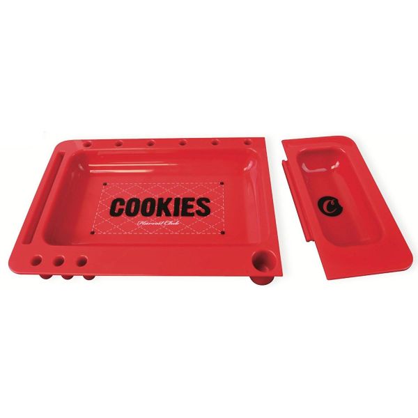Cookies Harvest Club Red Rolling Tray - Vapestore Direct