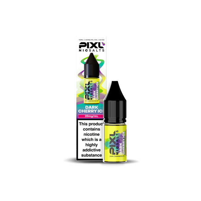 Dark Cherry Ice E-Liquid Nicotine Salt By Pixl 10ml - Vapestore Direct