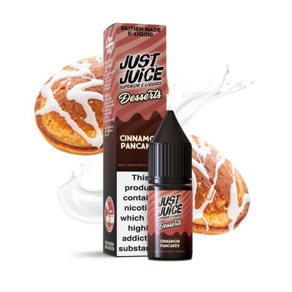 Cinnamon Pancake Dessert Salts E-Liquid Nicotine Salt By Just Juice 10ml - Vapestore Direct
