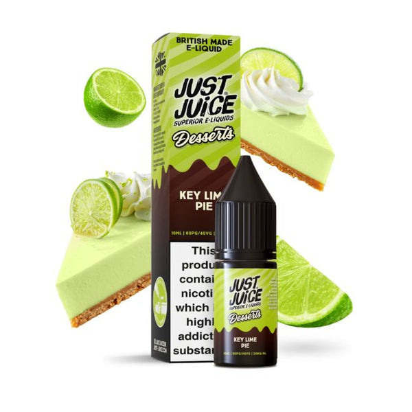 Key Lime Pie Dessert Salts E-Liquid Nicotine Salt By Just Juice 10ml - Vapestore Direct