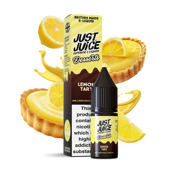 Lemon Tart Dessert Salts E-Liquid Nicotine Salt By Just Juice 10ml - Vapestore Direct