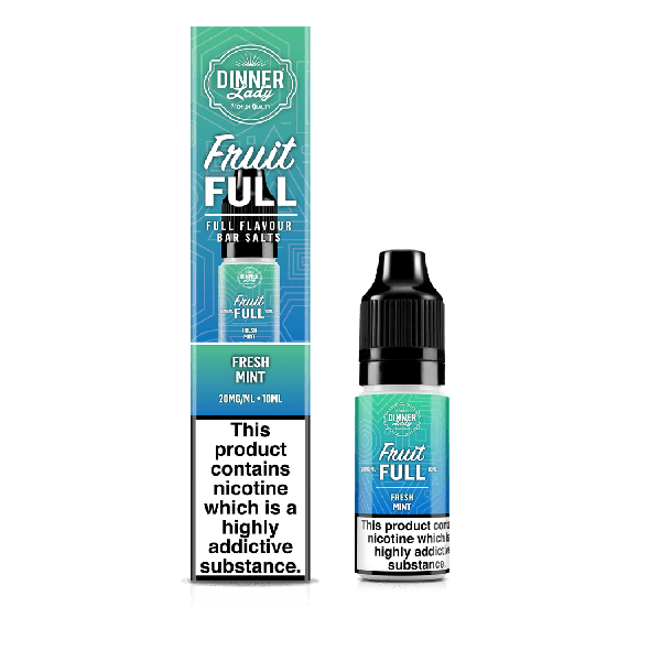 Fresh Mint Fruit Full Bar Salts Nicotine Slats By Dinner Lady - Vapestore Direct