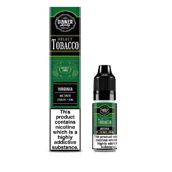 Virginia Slect Tobacco Bar Salts Nicotine Salt By Dinner Lady - Vapestore Direct