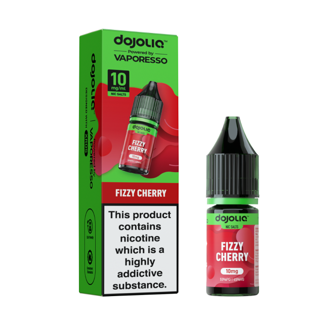 Fizzy Cherry DOJOLIQ E-Liquid Nicotine Salt By Vaporesso 10ml - Vapestore Direct