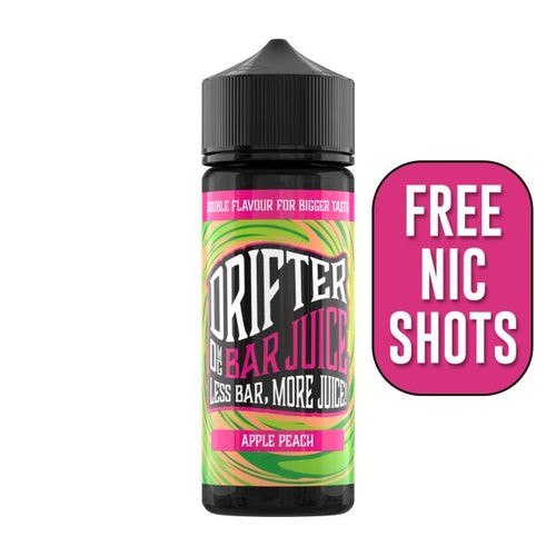 Apple Peach BAR JUICE E-Liquid Shortfill By Drifter 100ml - Vapestore Direct