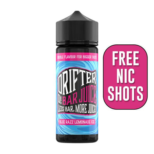 Blue Razz Lemonade Ice BAR JUICE E-Liquid Shortfill By Drifter 100ml - Vapestore Direct