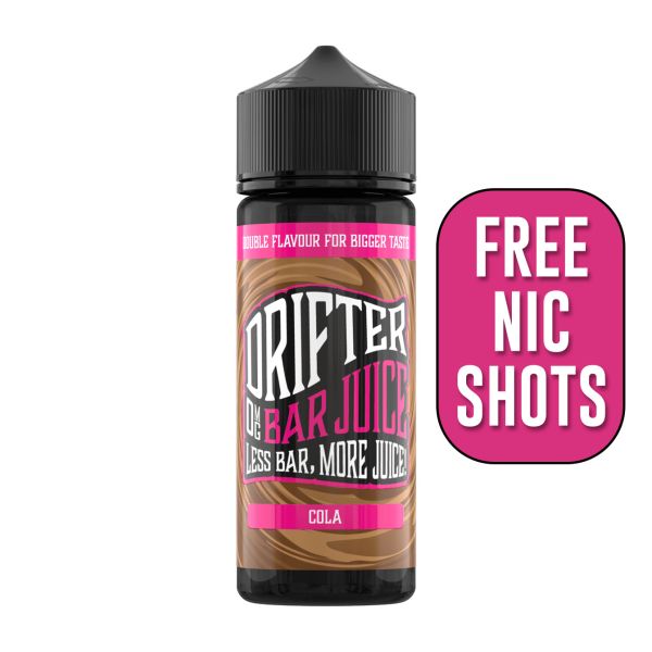 Cola BAR JUICE E-Liquid Shortfill By Drifter 100ml - Vapestore Direct
