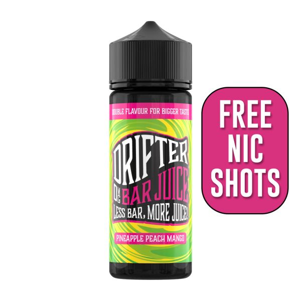 Pineapple Peach Mango BAR JUICE E-Liquid Shortfill By Drifter 100ml - Vapestore Direct