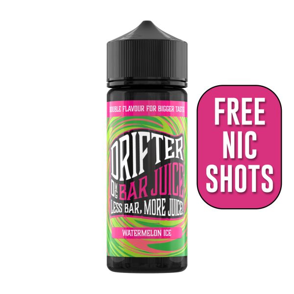 Watermelon Ice BAR JUICE E-Liquid Shortfill By Drifter 100ml - Vapestore Direct