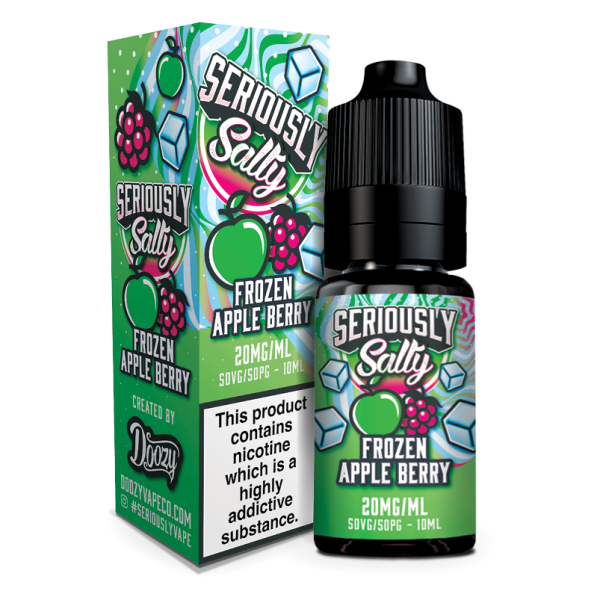 Frozen Apple Berry Seriously Salty E-Liquid Nicotine Salt By Doozy Vape 10ml - Vapestore Direct