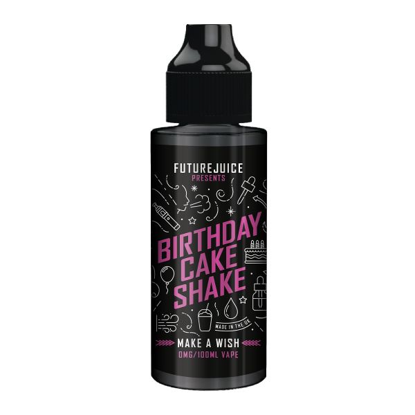 Birthday Cake Shake E-Liquid Shortfill By Future Juice 100ml - Vapestore Direct