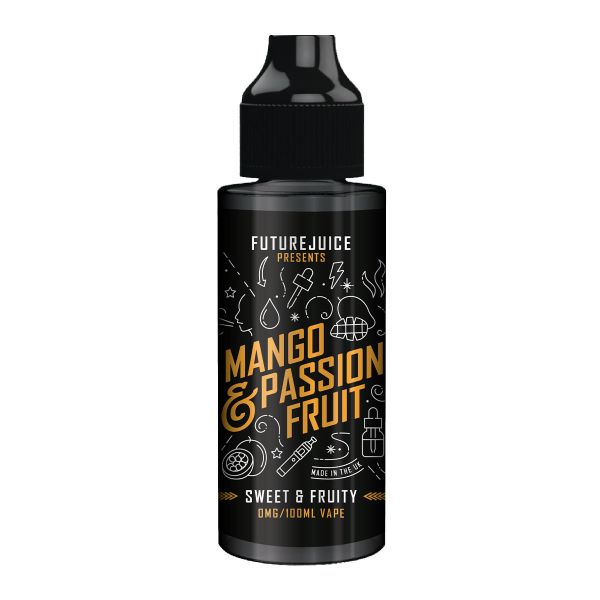 Mango & Passion Fruit E-Liquid Shortfill By Future Juice 100ml - Vapestore Direct