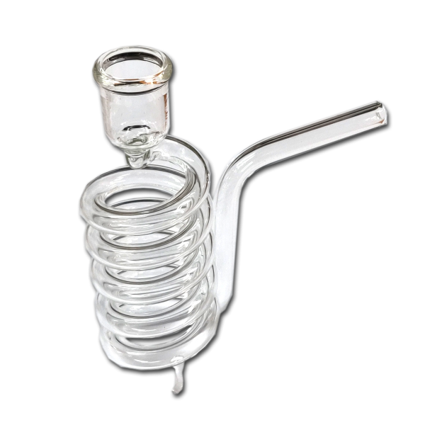 Large Glass Free-Standing Spiral Pipe - Vapestore Direct