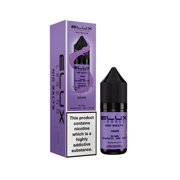 Grape E-Liquid Nicotine Salt By Elux Legend 10ml - Vapestore Direct