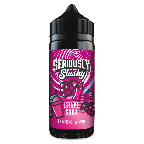 Grape Soda Seriously Slushy E-Liquid Shortfill By Doozy Vape 100ml - Vapestore Direct