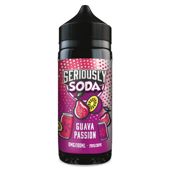 Guava Passion Seriously Soda E-Liquid Shortfill By Doozy Vape 100ml - Vapestore Direct