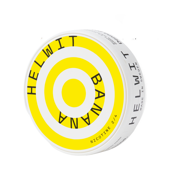 Helwit Banana Nic Pouches 7mg - Vapestore Direct