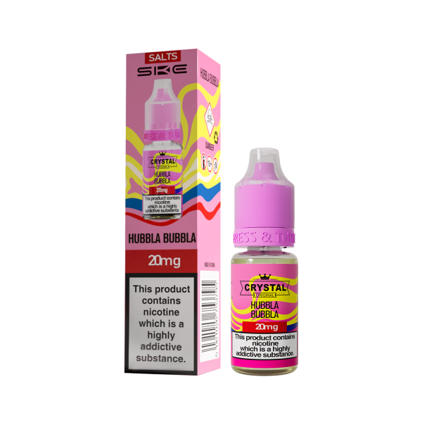 Hubbla Bubbla E-Liquid Nicotine Salt By SKE Crystal V2 10ml - Vapestore Direct