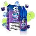 Blackcurrant & Lime ICE E-Liquid Nicotine Salt By Just Juice 10ml - Vapestore Direct