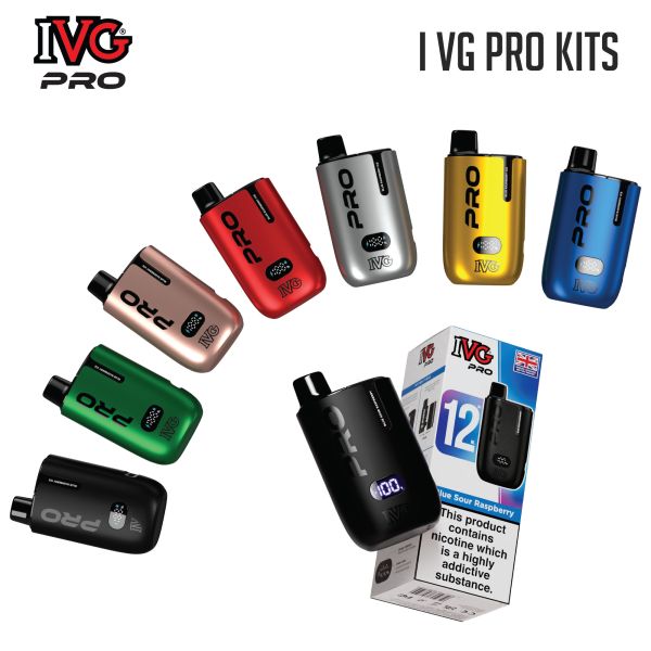 IVG Pro 12 Pre-Filled Vape Kit 20mg - Vapestore Direct