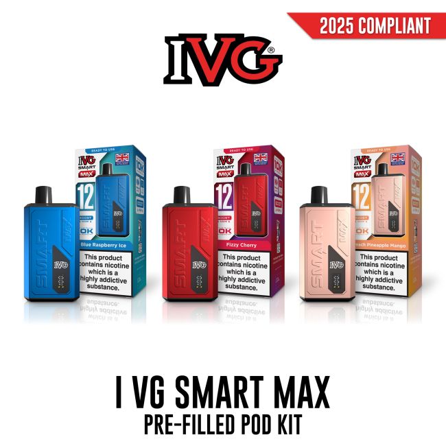 IVG Smart Max Pre-Filled Pod Kit 20mg - Vapestore Direct